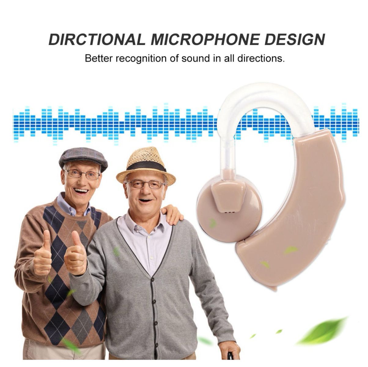 Audifono amplificador de sonido